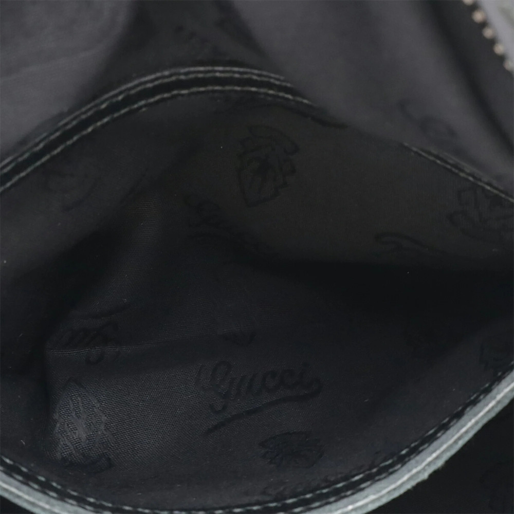 GUCCI Authentic Black Leather Pouch - Picture 9 of 9